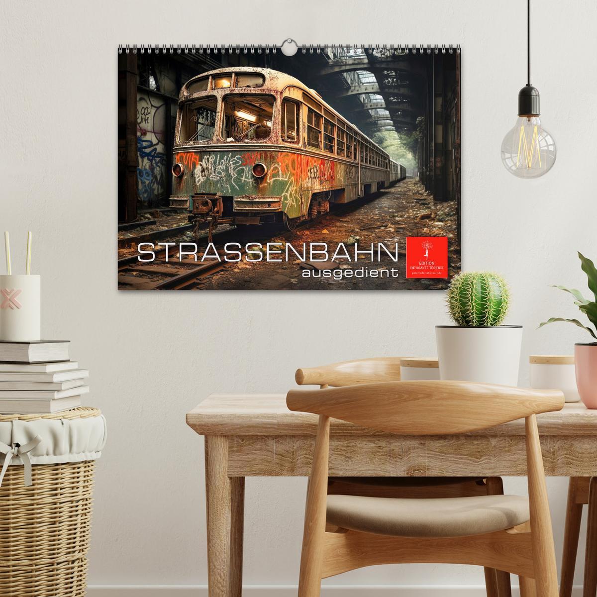 Bild: 9783383880582 | Straßenbahn ausgedient (Wandkalender 2025 DIN A3 quer), CALVENDO...