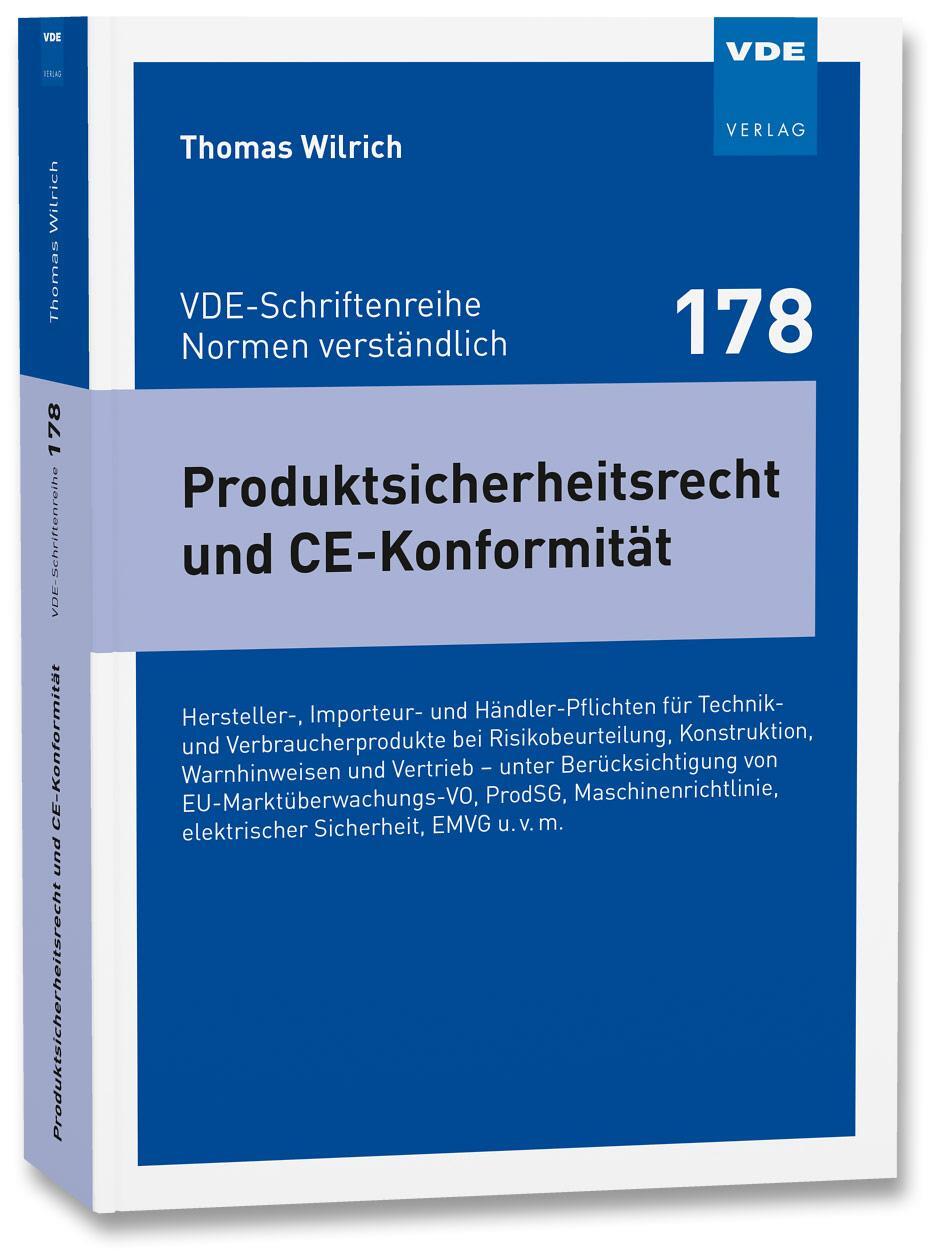 Cover: 9783800755998 | Produktsicherheitsrecht und CE-Konformität | Thomas Wilrich | Buch