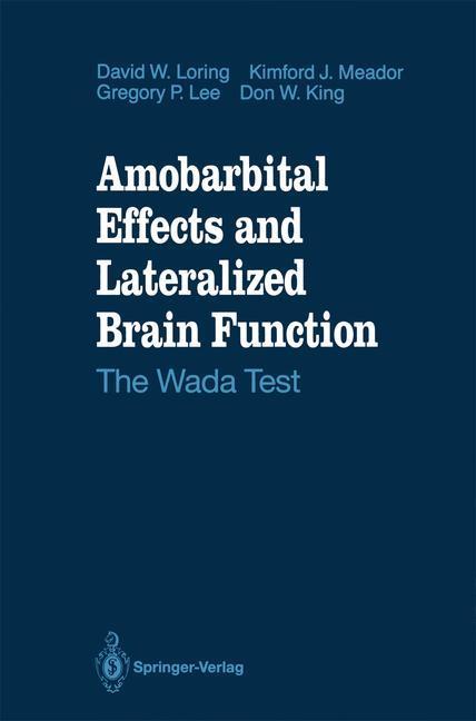 Bild: 9781461277040 | Amobarbital Effects and Lateralized Brain Function | The Wada Test