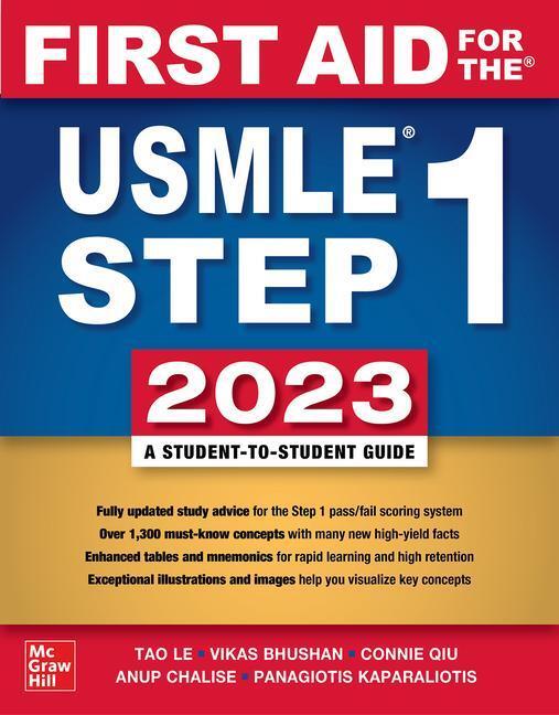 Cover: 9781264946624 | First Aid for the USMLE Step 1 2023, Thirty Third Edition | Le (u. a.)