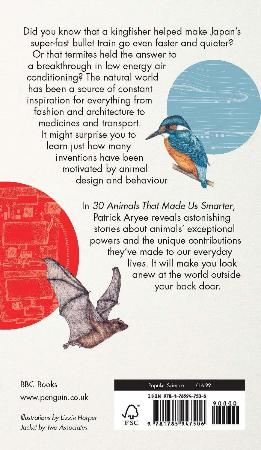 Rückseite: 9781785947506 | 30 Animals That Made Us Smarter | Patrick Aryee | Buch | Gebunden
