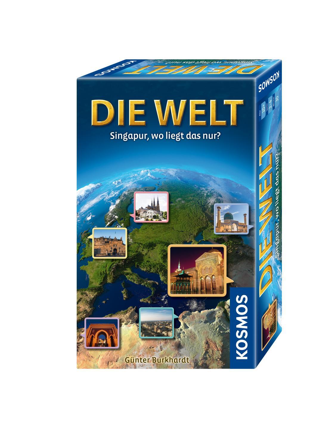 Cover: 4002051711184 | Die Welt | Mitbringspiel für 2 - 4 Spieler ab 10 Jahren | Burkhardt