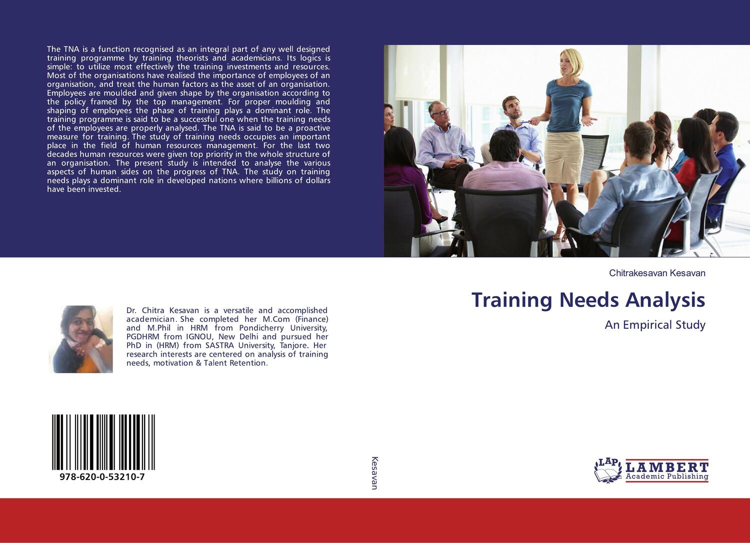 Cover: 9786200532107 | Training Needs Analysis | An Empirical Study | Chitrakesavan Kesavan