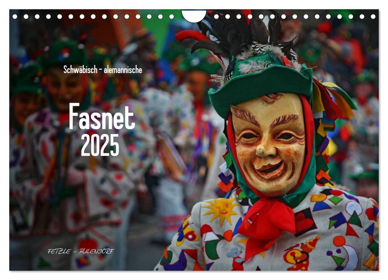 Cover: 9783435569571 | Schwäbisch alemannische Fasnet (Wandkalender 2025 DIN A4 quer),...