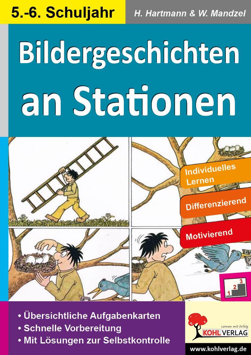 Cover: 9783956867514 | Bildergeschichten an Stationen 5/6 | Buch | Stationenlernen | Deutsch