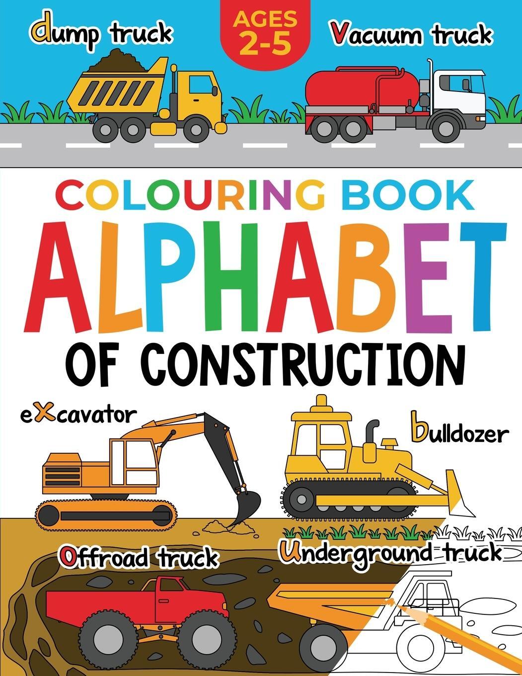 Cover: 9781915454058 | Construction Colouring Book for Children | Fairywren Publishing | Buch