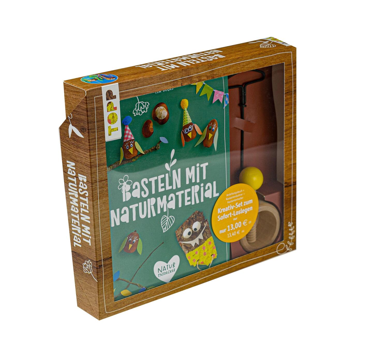 Cover: 9783772443893 | Kreativ-Set Basteln mit Naturmaterial | Pia Deges | Taschenbuch | 2021