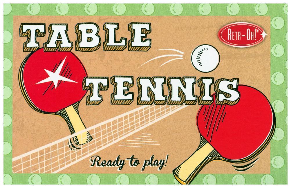 Cover: 8716569031356 | Retr-Oh: Mini Table Tennis Game | Spiel | In Karton | Deutsch | 2019