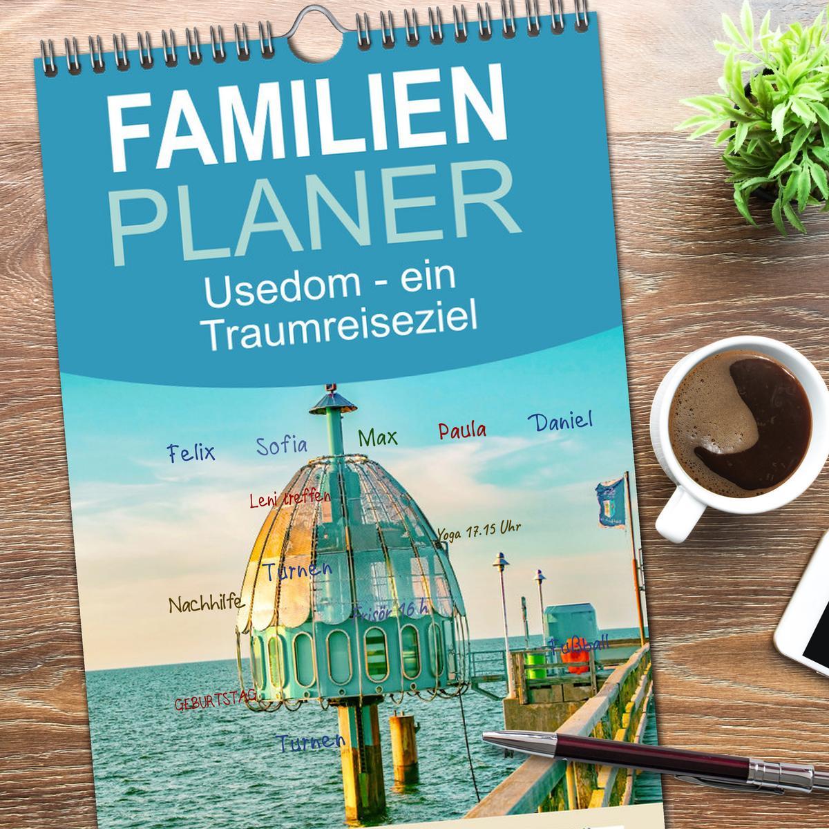 Bild: 9783457100783 | Familienplaner 2025 - Usedom - ein Traumreiseziel mit 5 Spalten...