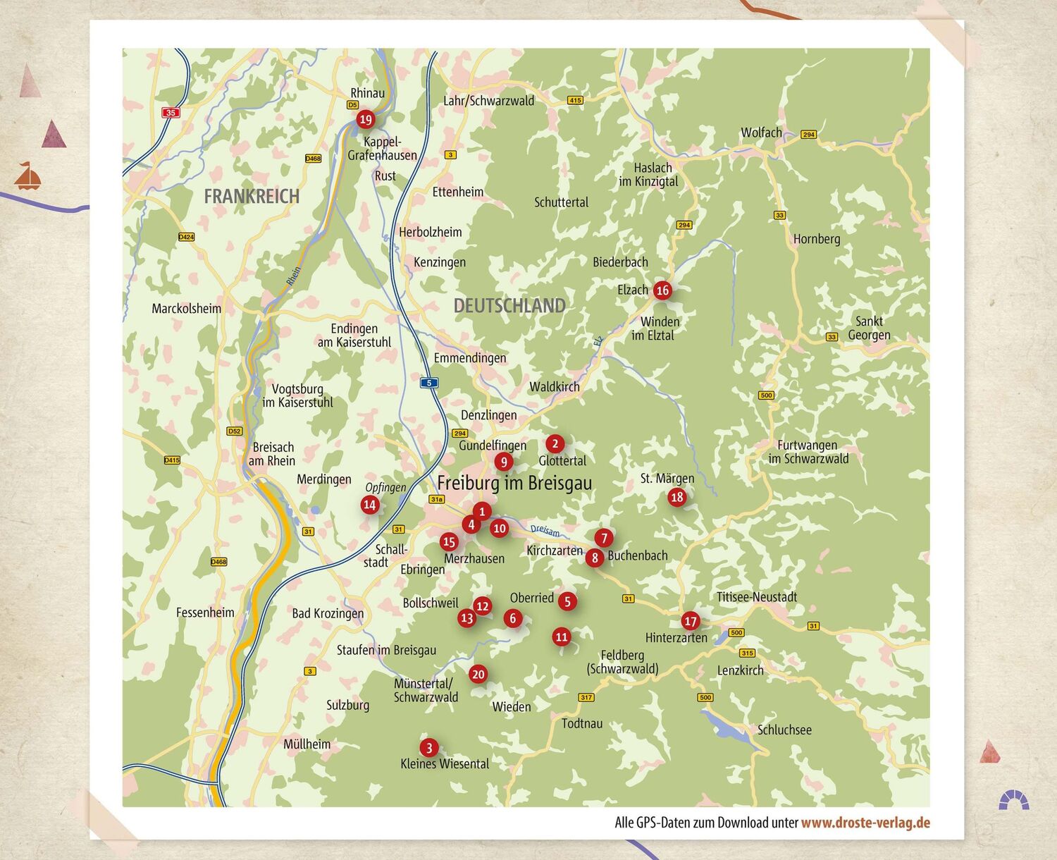 Bild: 9783770022823 | In und um Freiburg. Wandern für die Seele | Wohlfühlwege | Kohlmann