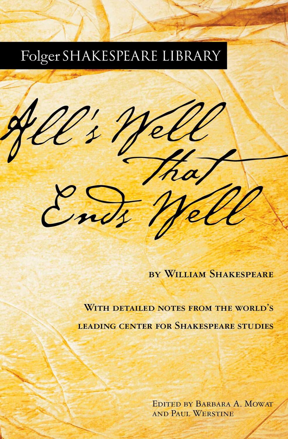 Cover: 9781982164966 | All's Well That Ends Well | William Shakespeare | Taschenbuch | 2020