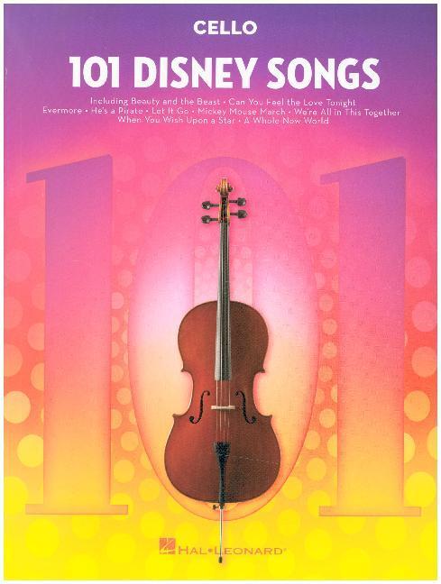 Cover: 888680707248 | 101 Disney Songs -For Cello- | Noten, Sammelband für Cello | Buch