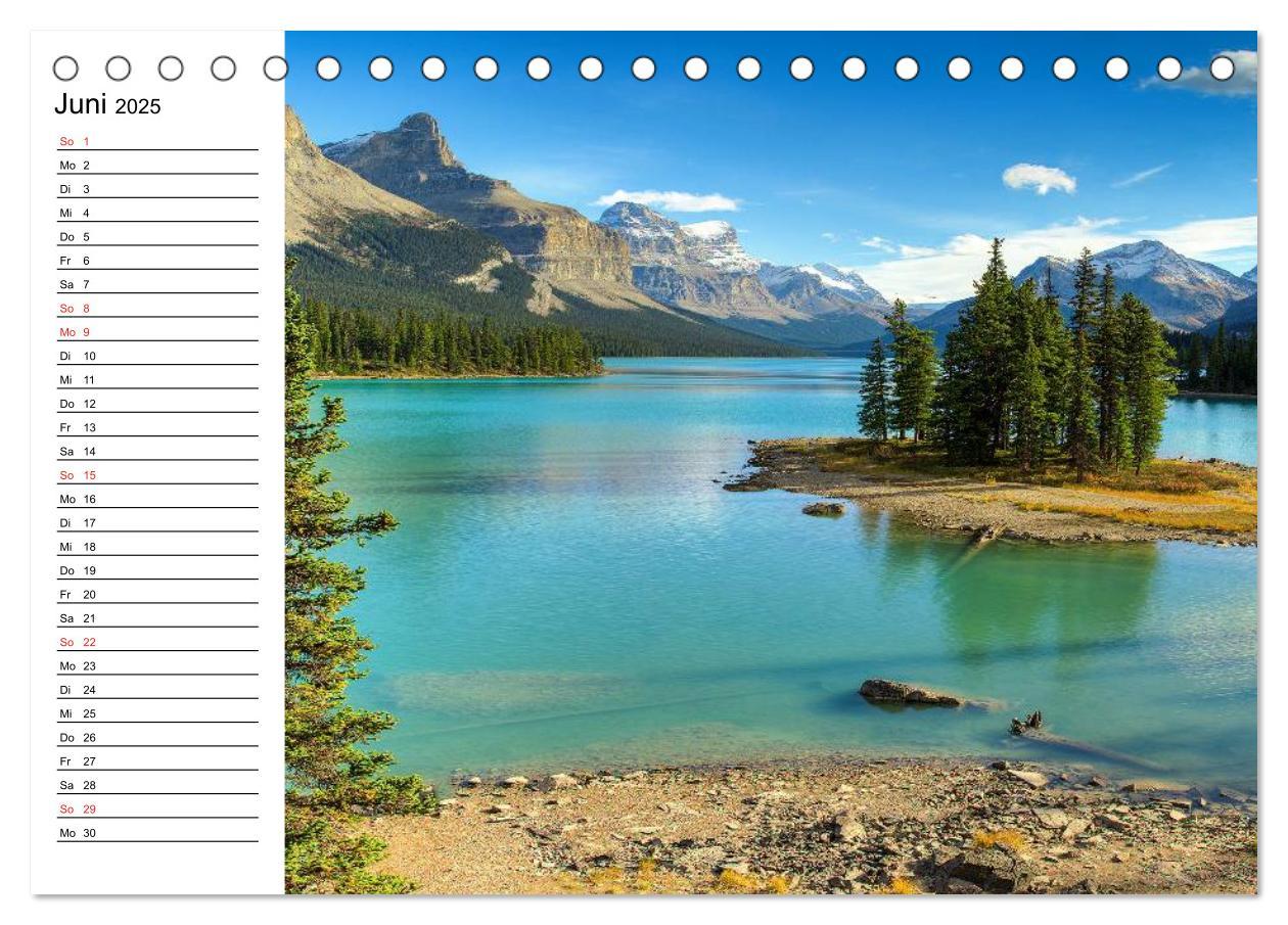 Bild: 9783435538058 | Alaska und Kanada (Tischkalender 2025 DIN A5 quer), CALVENDO...