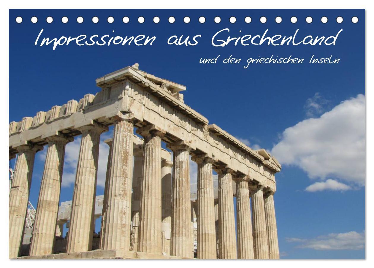 Cover: 9783435726752 | Impressionen aus Griechenland (Tischkalender 2025 DIN A5 quer),...