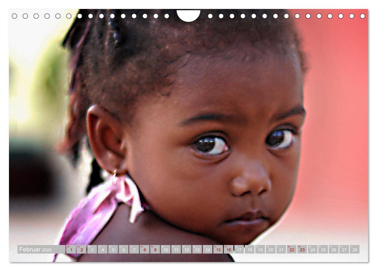 Bild: 9783435138388 | Kinderaugen aus Afrika (Wandkalender 2025 DIN A4 quer), CALVENDO...