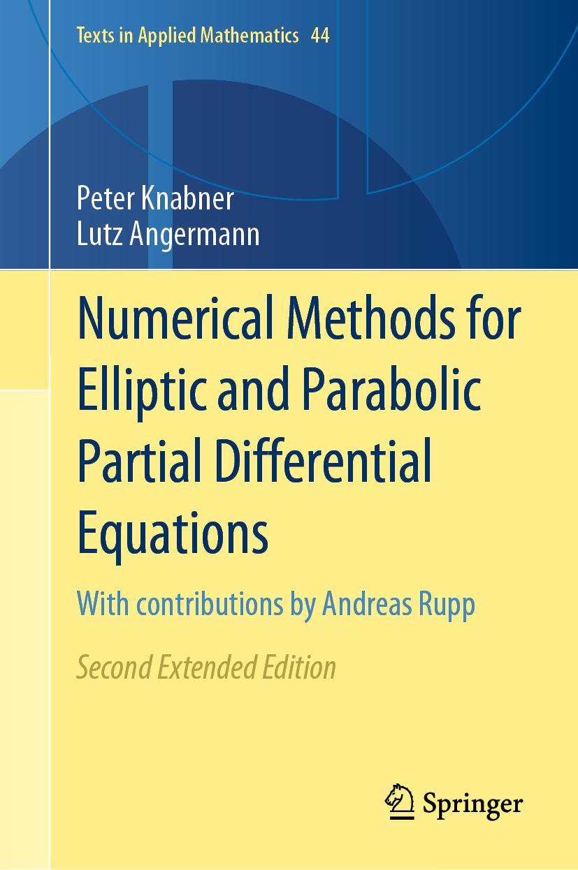 Cover: 9783030793845 | Numerical Methods for Elliptic and Parabolic Partial Differential...