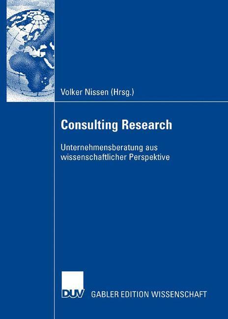 Cover: 9783835003897 | Consulting Research | Volker Nissen | Taschenbuch | Paperback | xv