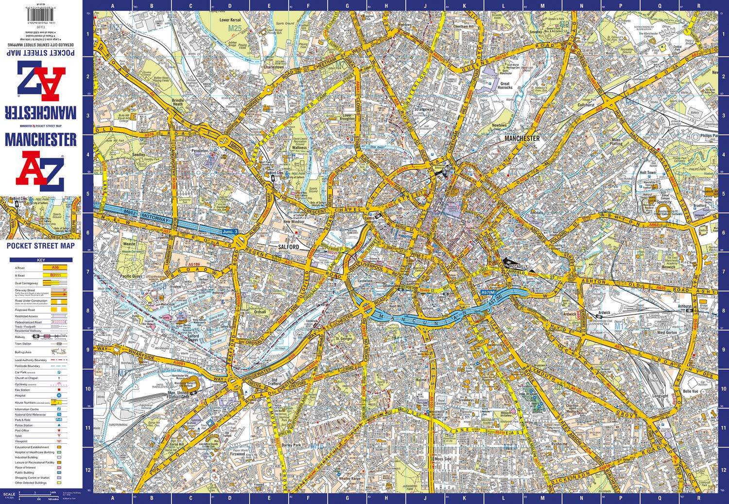 Bild: 9780008445263 | Manchester Pocket Street Map | A-Z Maps | Buch | Karte/Landkarte