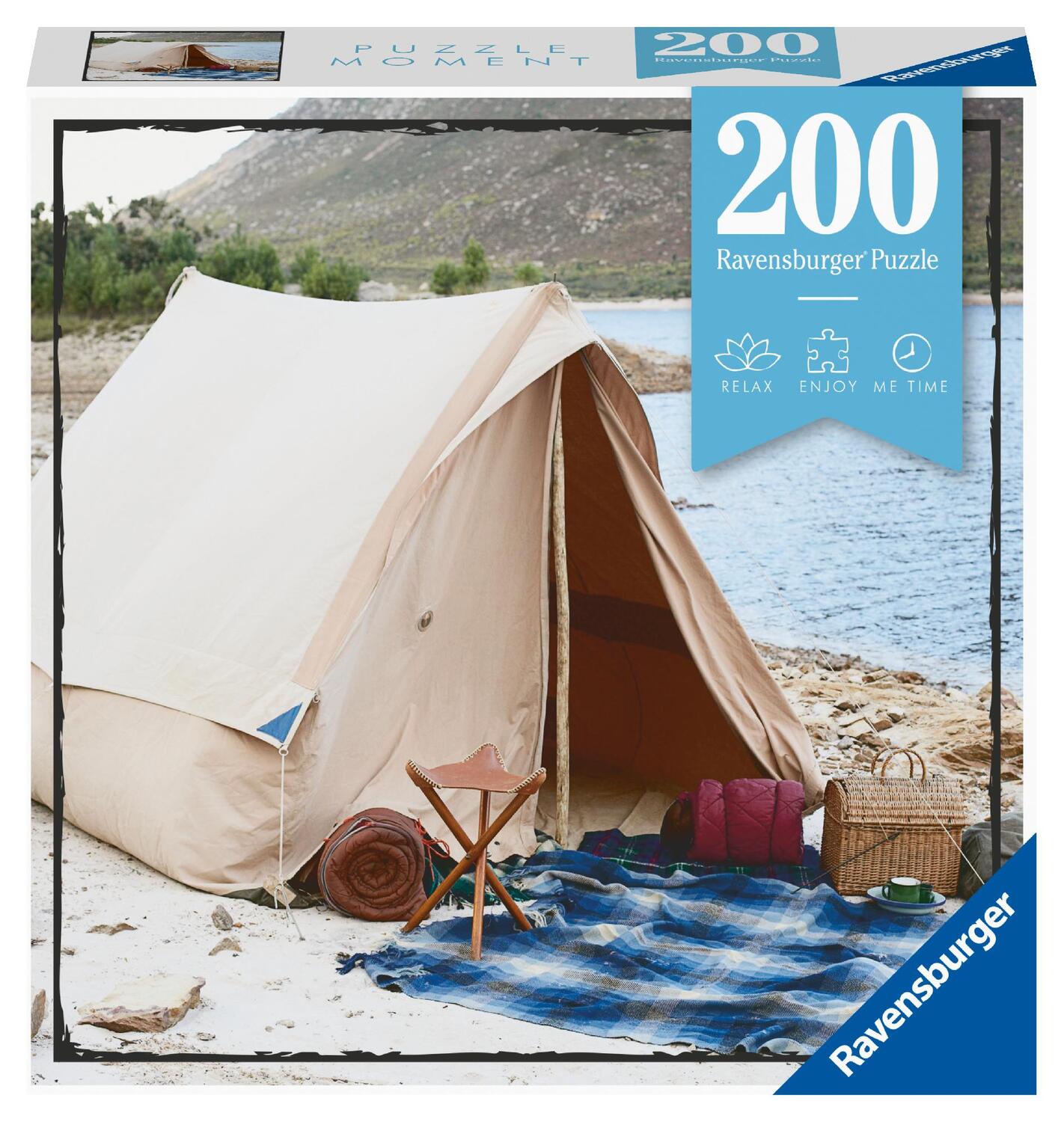 Cover: 4005556133086 | Ravensburger Puzzle 13308 - Camping - Puzzle Moment 200 Teile | Spiel