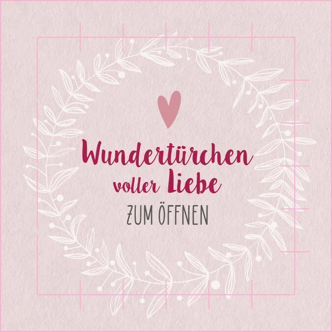 Bild: 4014489127581 | Alles Liebe zur Hochzeit! Wundertürchen für euch | Box | 30 S. | 2022