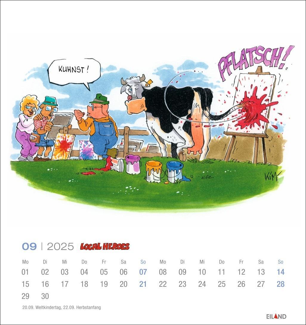 Bild: 9783964023612 | Local Heroes Postkartenkalender 2025 - Vom Leben hinter´m Deich | 2025
