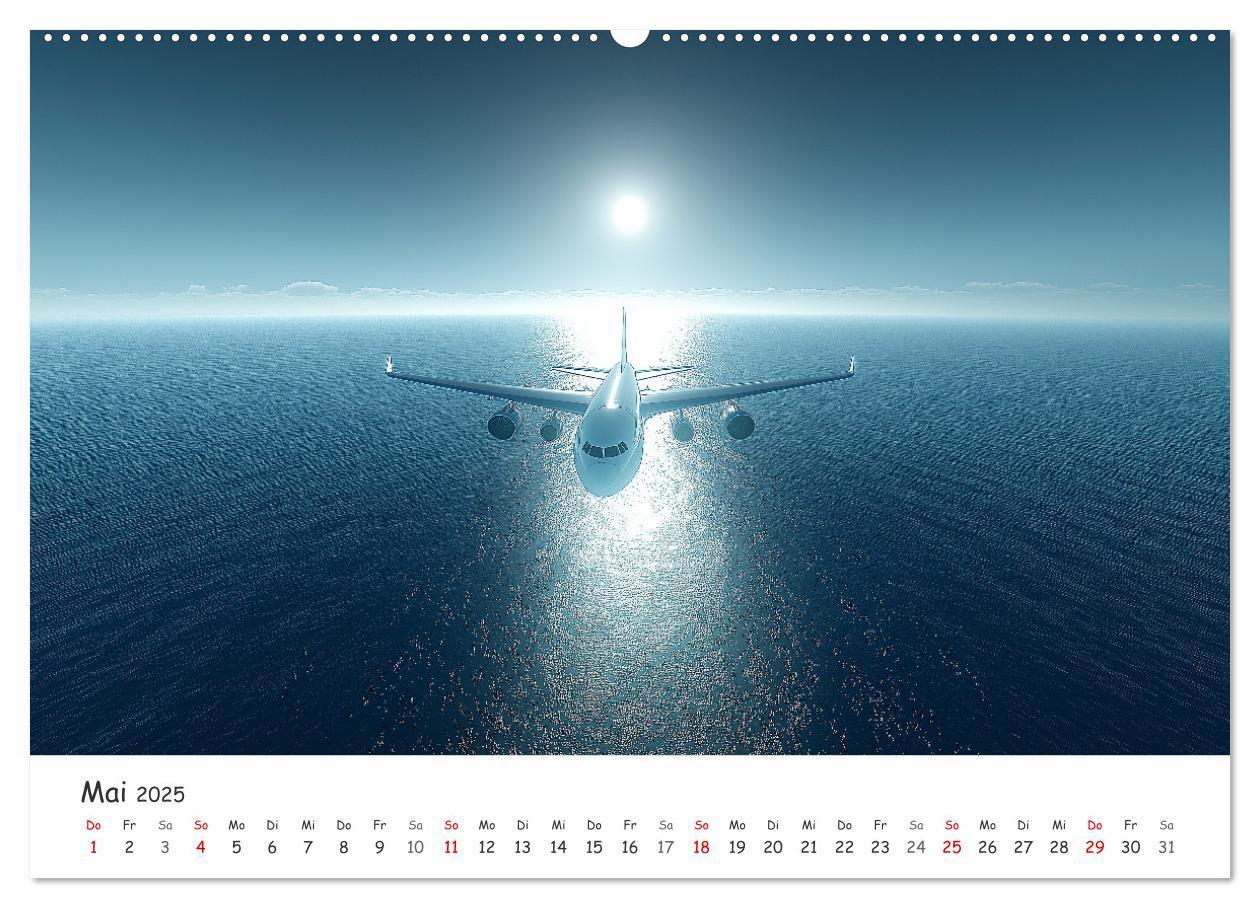 Bild: 9783457214084 | Flugzeugkalender - Die schönsten Passagiermaschinen (hochwertiger...