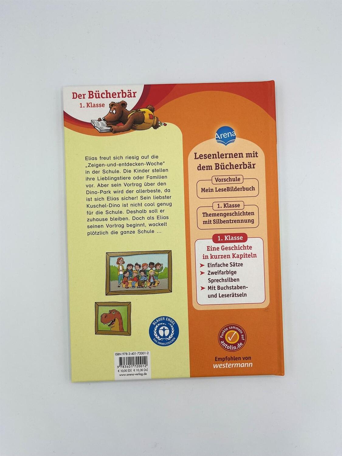 Rückseite: 9783401720012 | Ein Dino auf dem Schulhof | Christian Seltmann | Buch | 48 S. | 2024