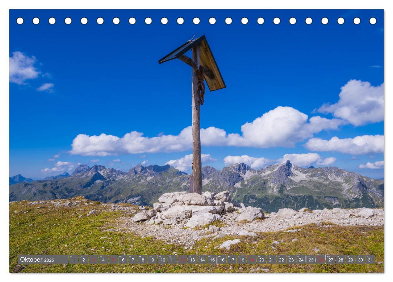 Bild: 9783435493258 | Wanderziele rund um Oberstdorf (Tischkalender 2025 DIN A5 quer),...