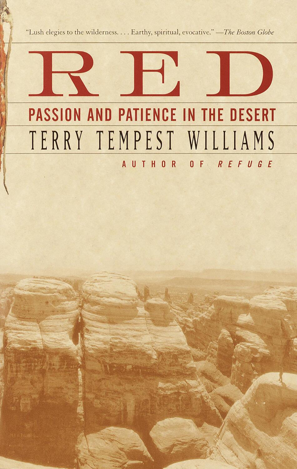 Cover: 9780375725180 | Red | Passion and Patience in the Desert | Terry Tempest Williams
