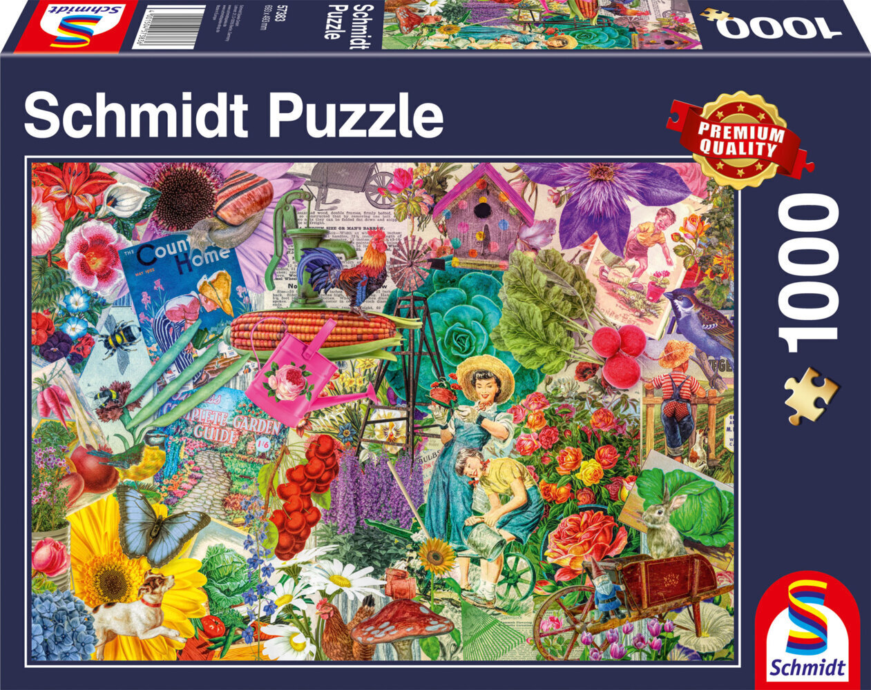 Cover: 4001504573836 | Happy Gardening | Puzzle Standard 1.000 Teile | Spiel | Deutsch | 2022