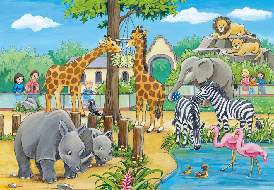 Bild: 4005556078066 | Ravensburger Kinderpuzzle - 07806 Willkommen im Zoo - Puzzle für...