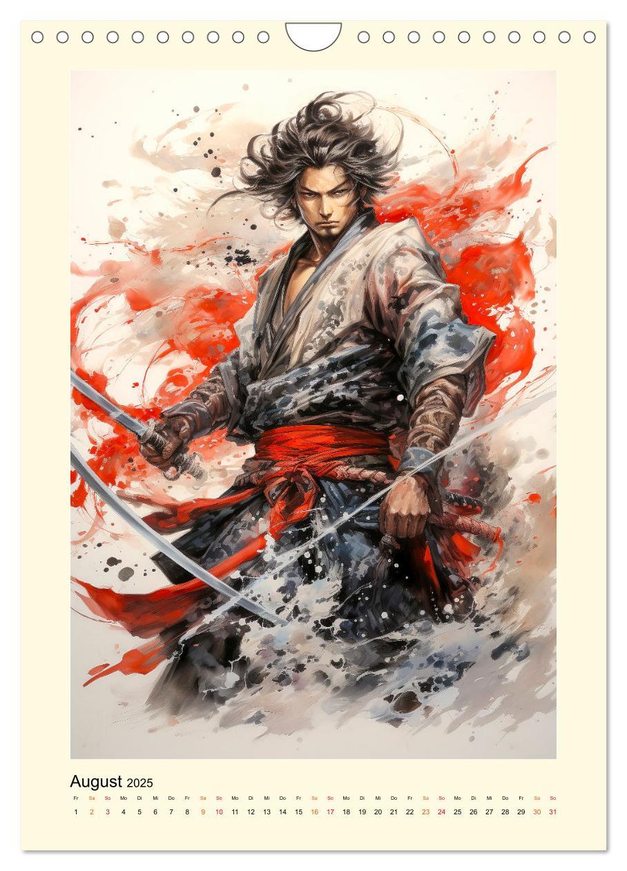 Bild: 9783435844326 | Samurai Helden (Wandkalender 2025 DIN A4 hoch), CALVENDO...