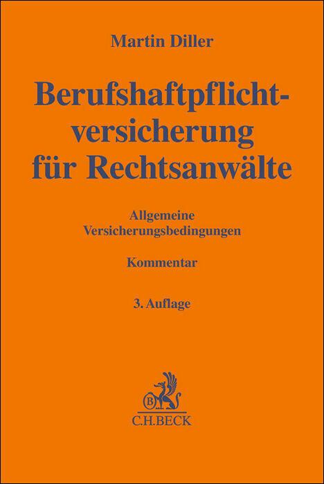 Cover: 9783406798689 | Berufshaftpflichtversicherung für Rechtsanwälte | Martin Diller | Buch