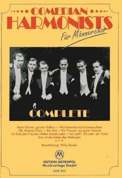 Cover: 9795016390078 | Comedian Harmonists Complete | Willy Parten | Taschenbuch | Deutsch