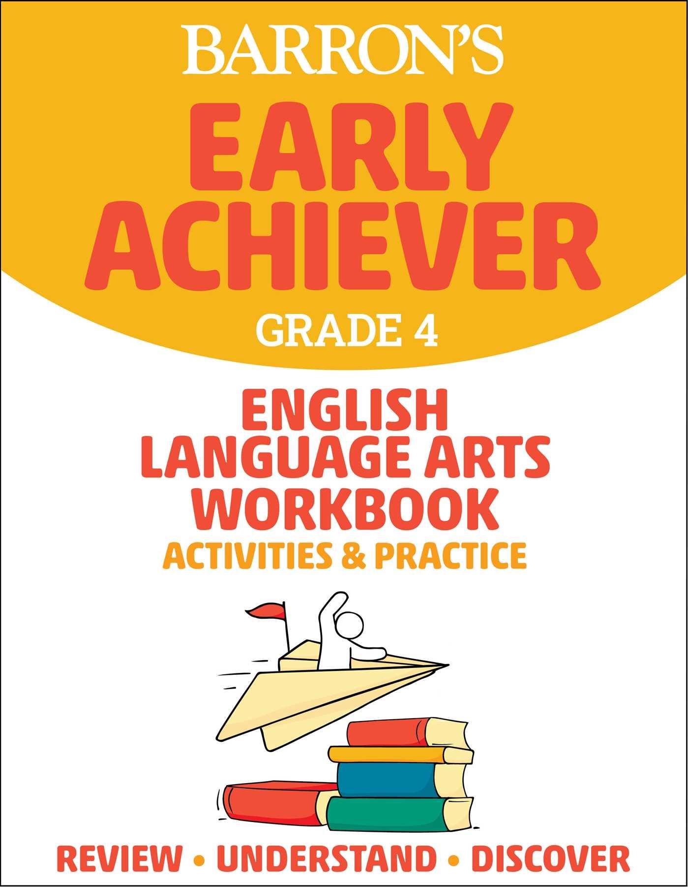 Cover: 9781506281575 | Barron's Early Achiever: Grade 4 English Language Arts Workbook...