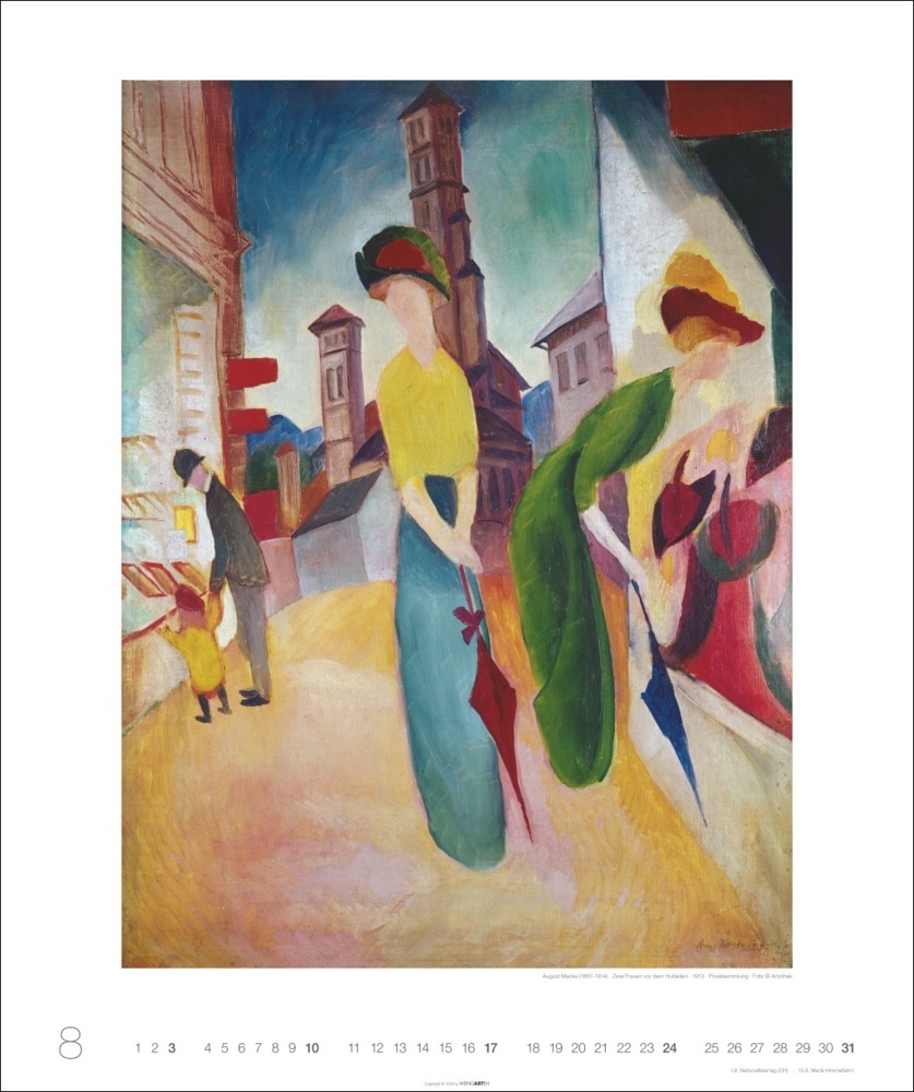 Bild: 9783839900796 | August Macke Edition Kalender 2025 | August Macke | Kalender | 14 S.