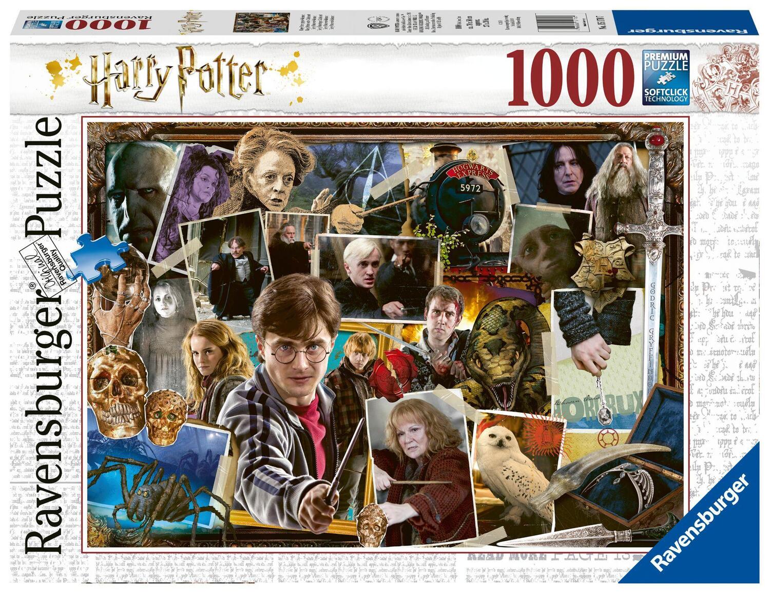Cover: 4005556151707 | Harry Potter gegen Voldemort - Puzzle mit 1000 Teilen | Spiel | 2019