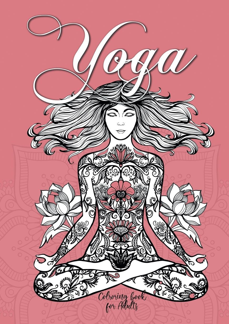 Cover: 9783754951620 | Yoga Coloring Book for Adults | Monsoon Publishing | Taschenbuch