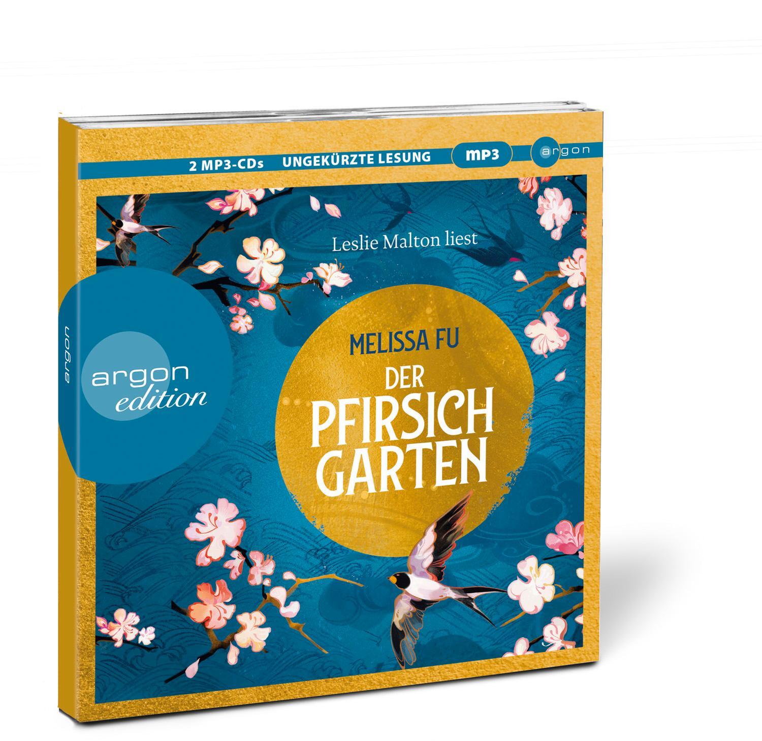 Bild: 9783839820049 | Der Pfirsichgarten | Roman | Melissa Fu | MP3 | 2 Audio-CDs | Deutsch