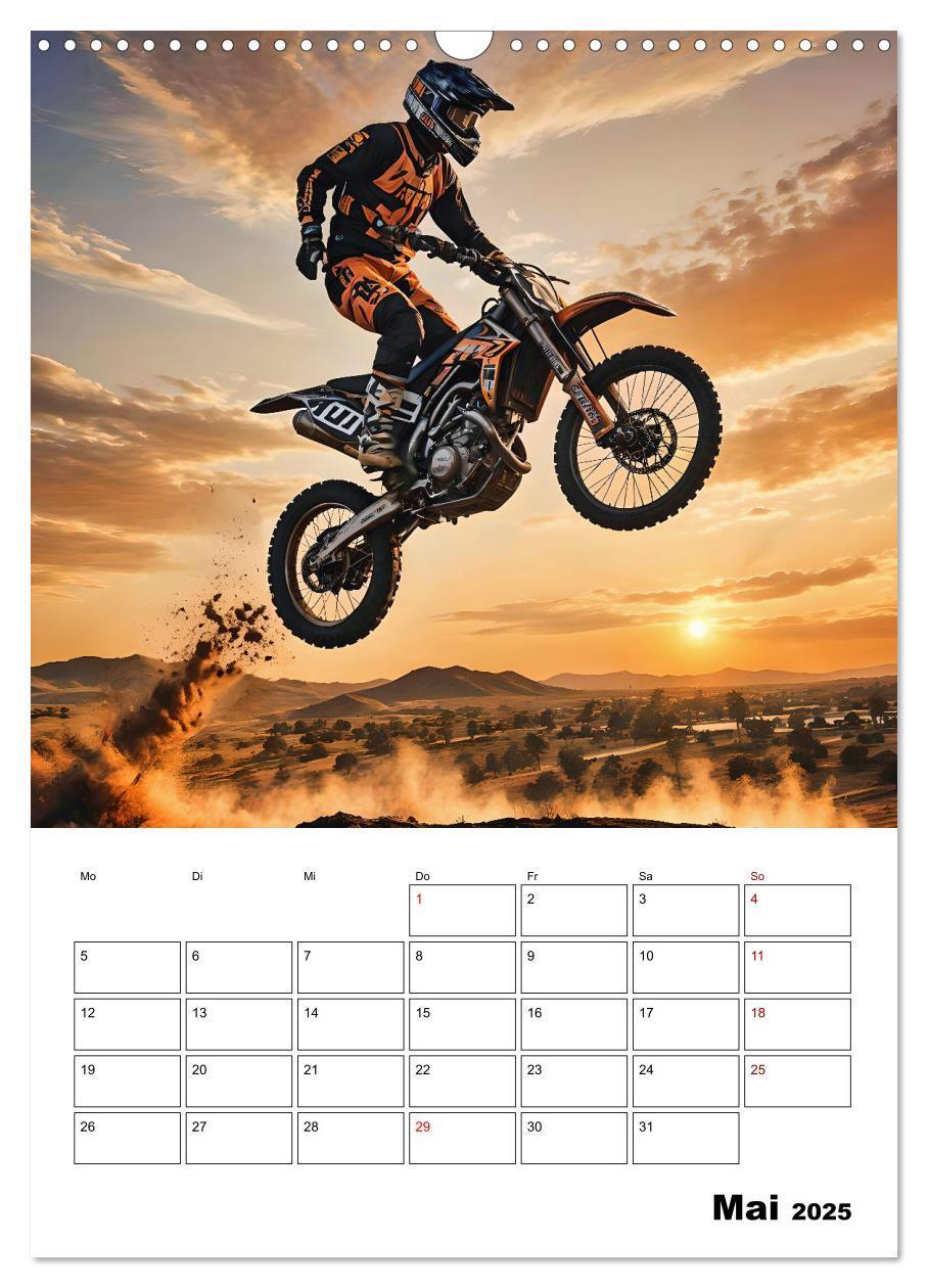 Bild: 9783457196748 | Vollgas und Adrenalin - Motocross-Action pur! (Wandkalender 2025...