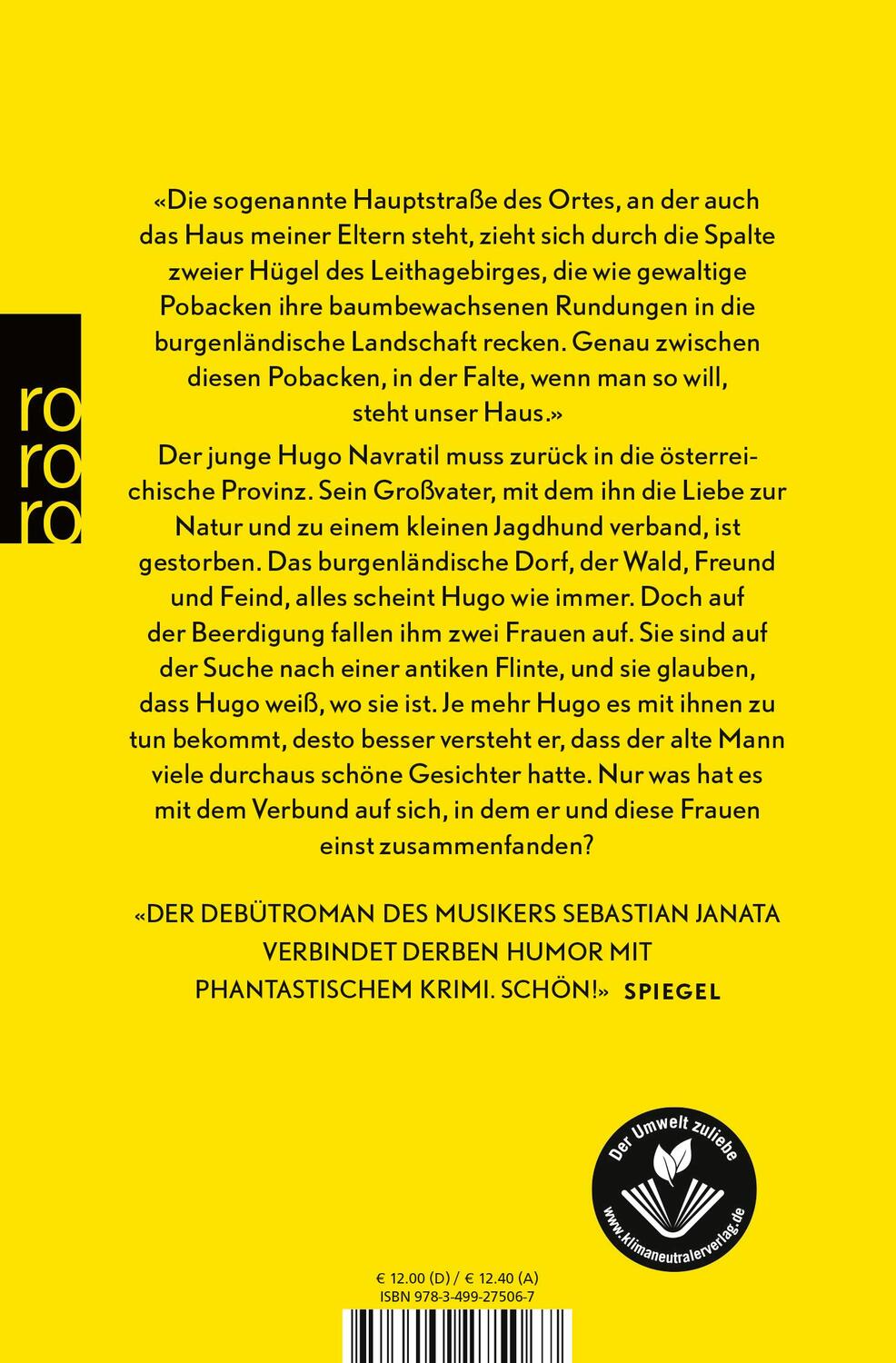 Rückseite: 9783499275067 | Die Ambassadorin | Roman | Sebastian Janata | Taschenbuch | Deutsch