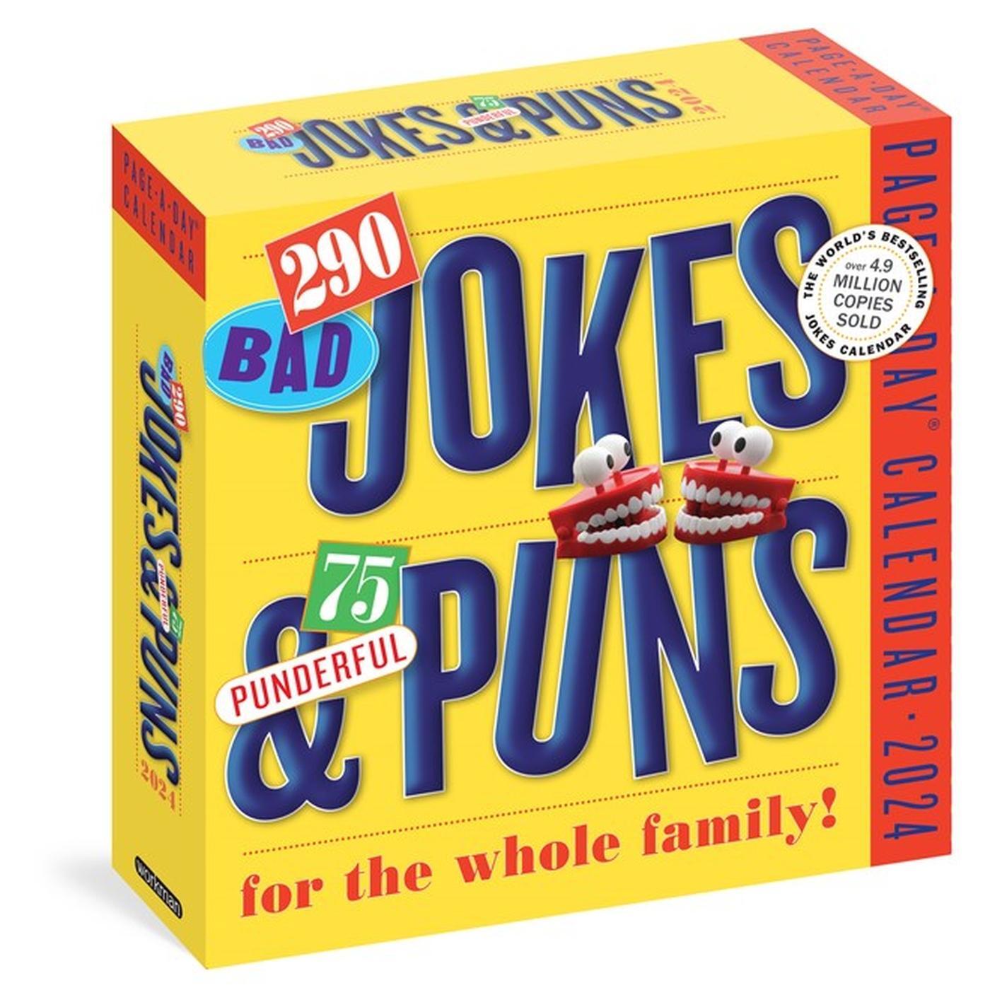 Cover: 9781523518791 | 290 Bad Jokes &amp; 75 Punderful Puns for the Whole Family Page-A-Day...
