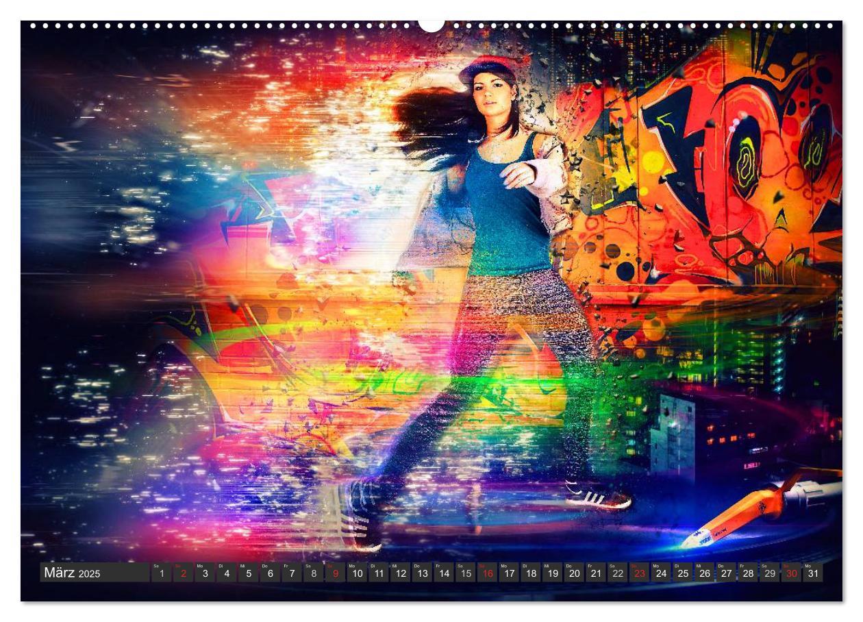 Bild: 9783435597901 | Break Dance (hochwertiger Premium Wandkalender 2025 DIN A2 quer),...