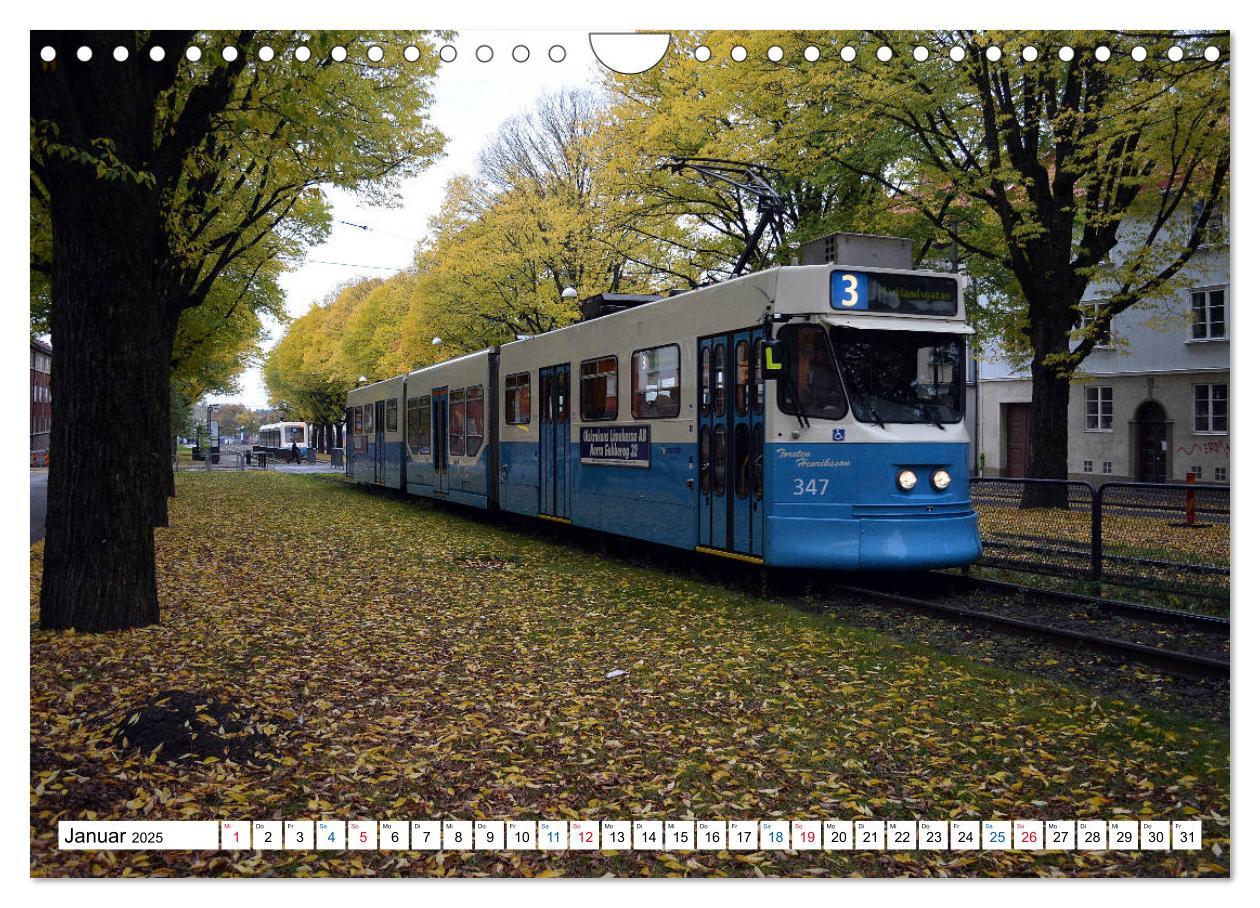 Bild: 9783435332519 | Die Göteborger Straßenbahn (Wandkalender 2025 DIN A4 quer),...