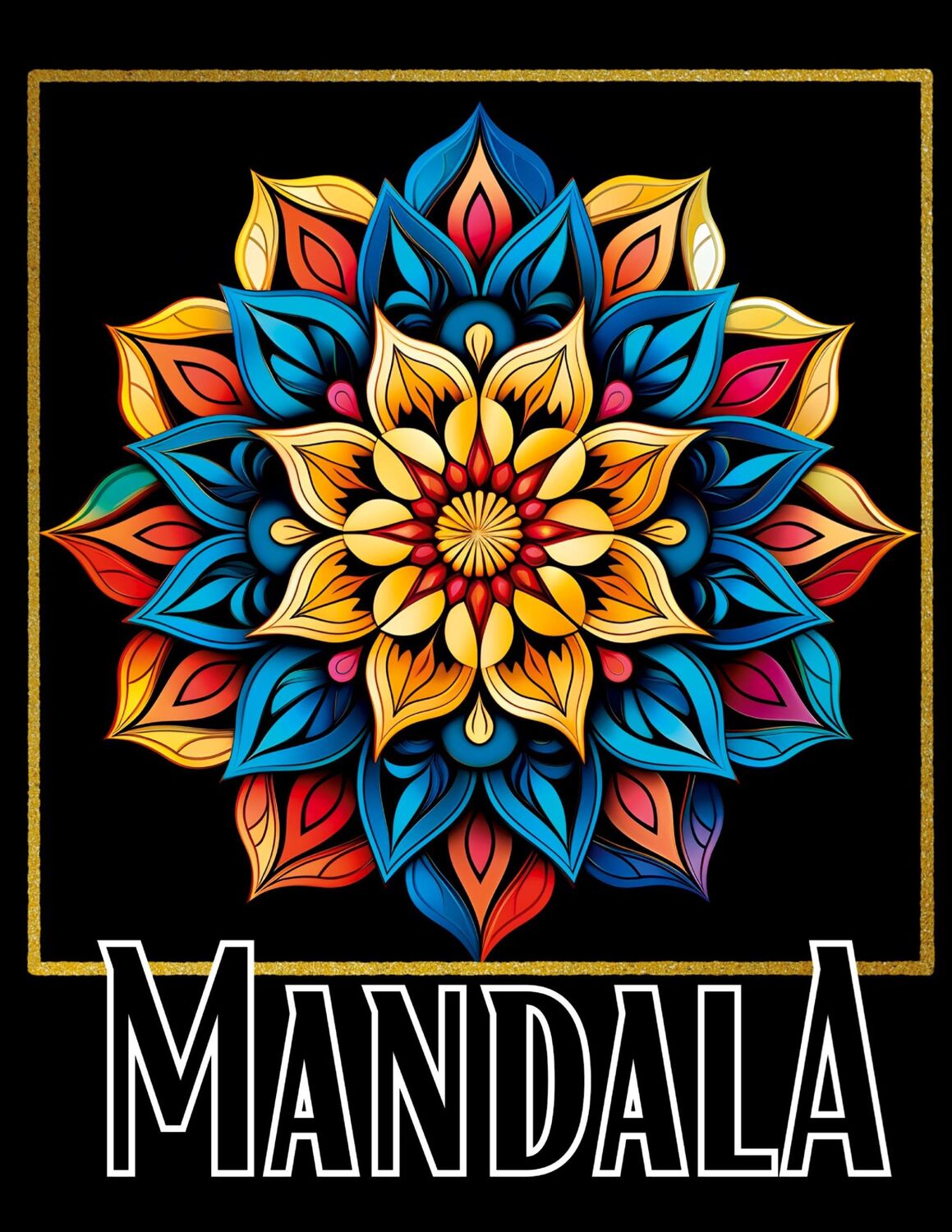 Cover: 9783384060198 | Mandala Malbuch ¿Black¿ | Lucy´s Schwarze Malbücher | Taschenbuch