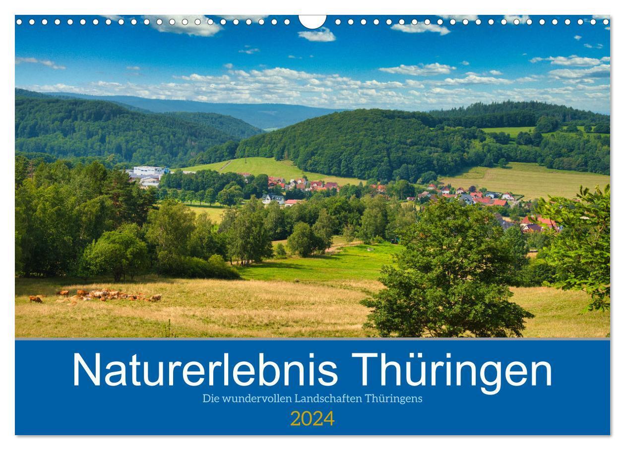Cover: 9783675720473 | Naturerlebnis Thüringen (Wandkalender 2024 DIN A3 quer), CALVENDO...