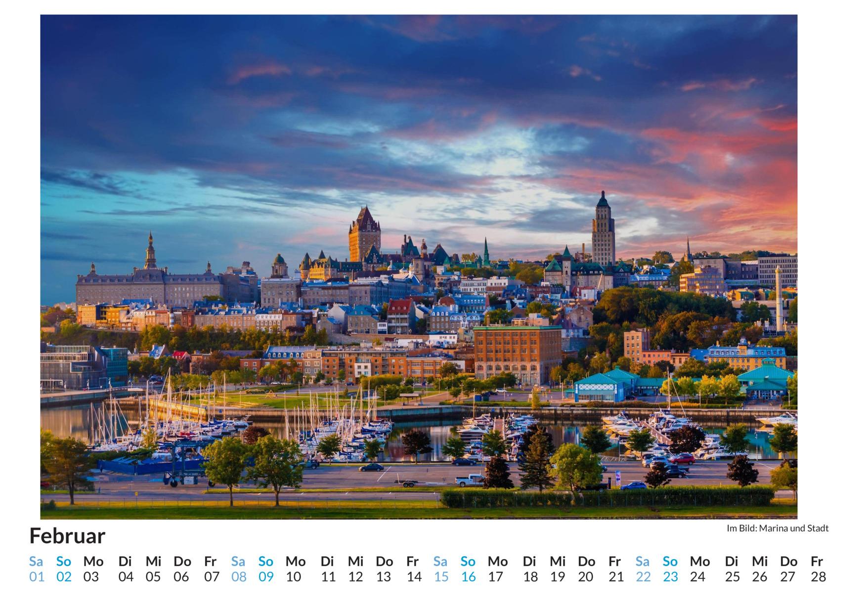 Bild: 9783759121424 | Quebec - (Wandkalender 2025, Kalender DIN A4 quer, Monatskalender...