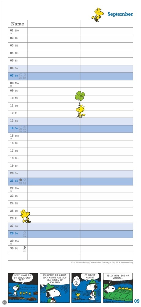 Bild: 9783756406081 | Peanuts Planer Wir zwei 2025 | Kalender | Spiralbindung | 14 S. | 2025