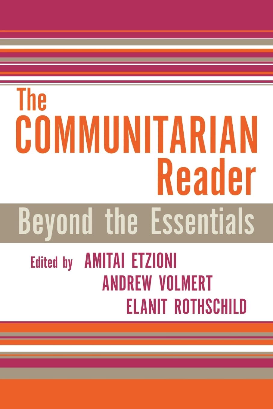 Cover: 9780742542198 | The Communitarian Reader | Beyond the Essentials | Volmert (u. a.)