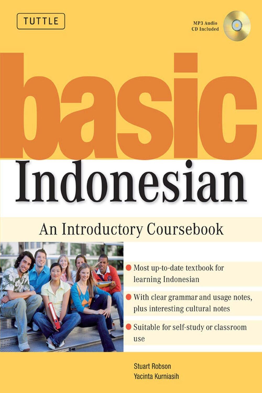 Cover: 9780804838962 | Basic Indonesian: An Introductory Coursebook (MP3 Audio CD...